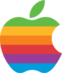 Rainbow Apple Logo